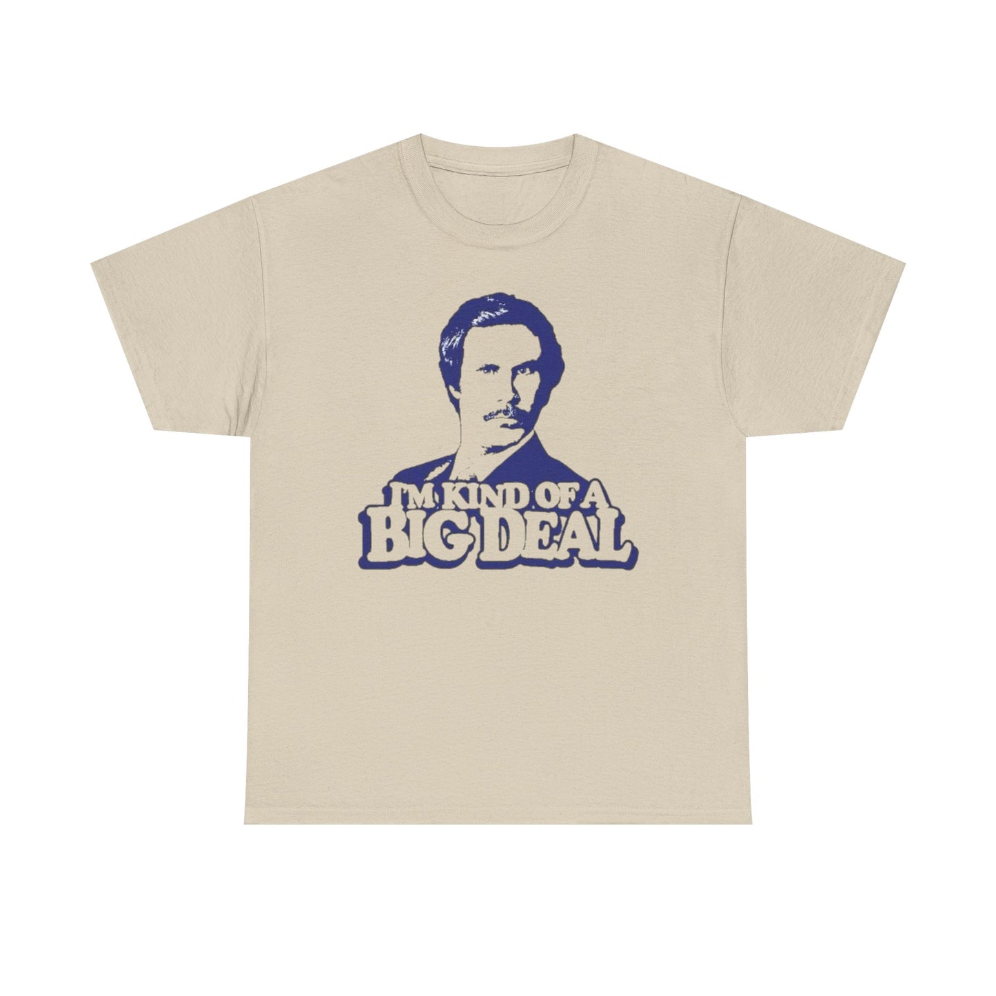 Ron Burgundy Funny Comedy Anchorman Graphic T Shirt Unisex Heavy Cotton Tee