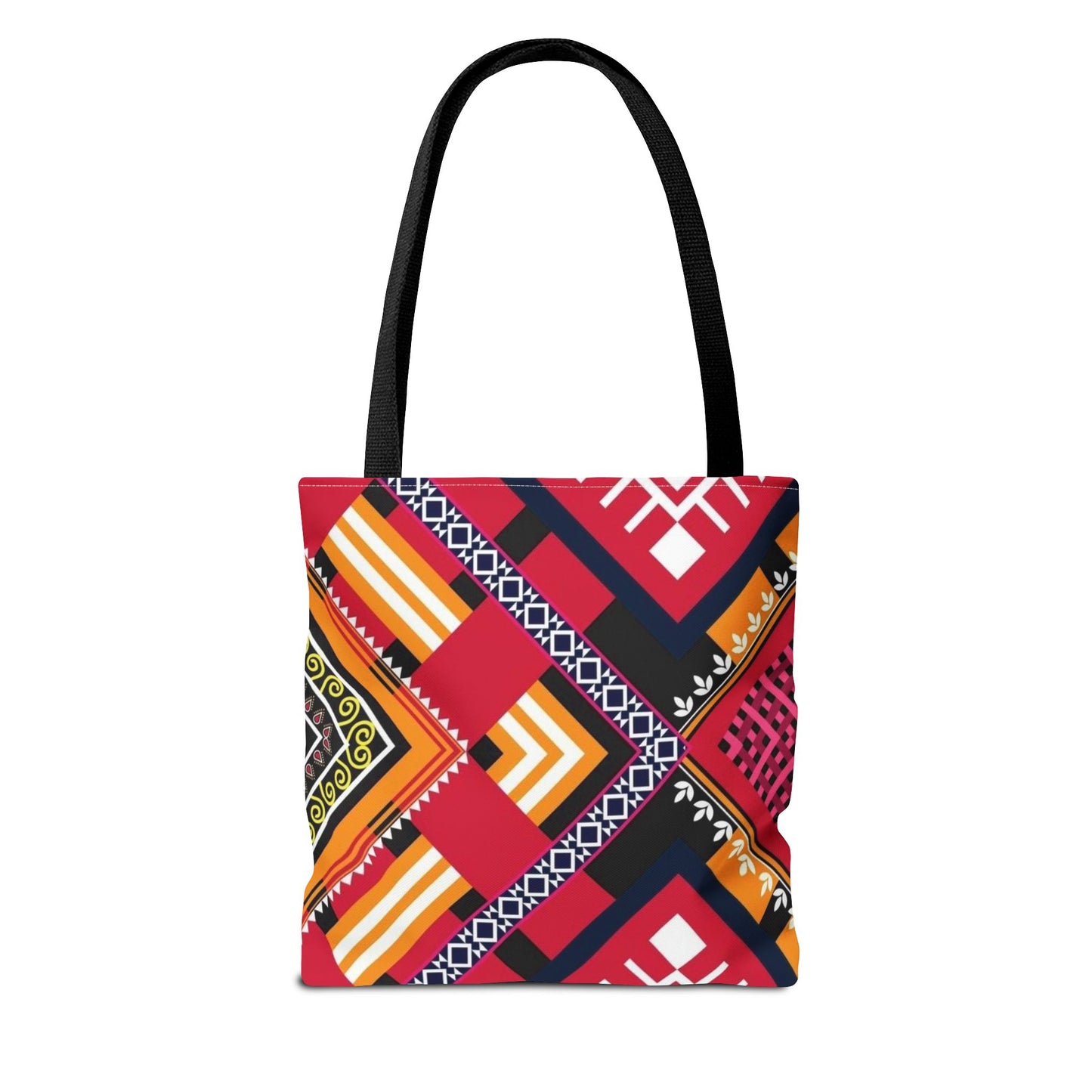 BRAND NEW WESTERN PRINT Multi Color TOTE BAG Fast Shipping (AOP) red