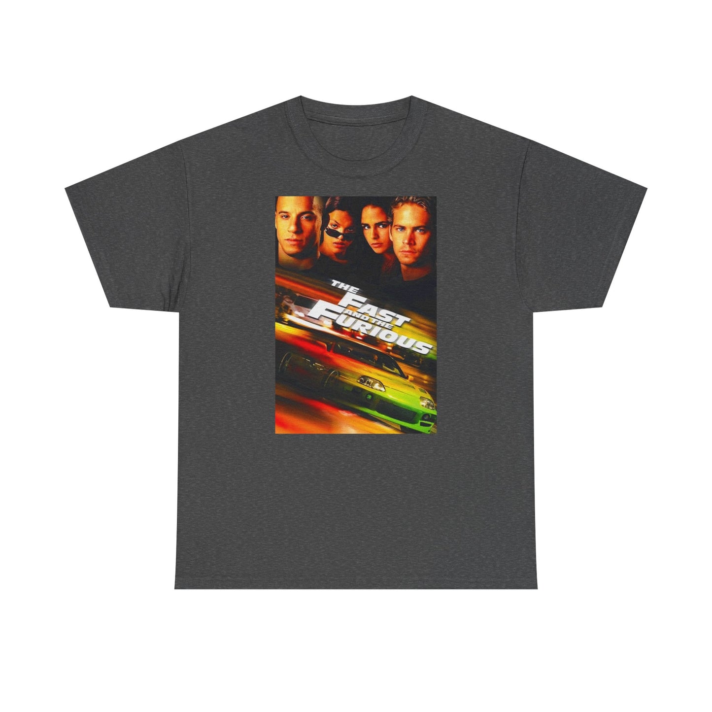 Fast and the furious T-shirt Retro Movie car club Cali Unisex Heavy Cotton Tee