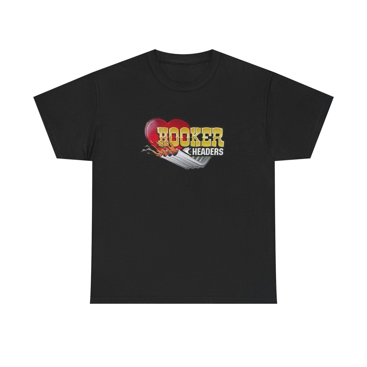 Hooker Headers T Shirt Graphic Muscle Car Unisex Heavy Cotton Tee NEW GIFT