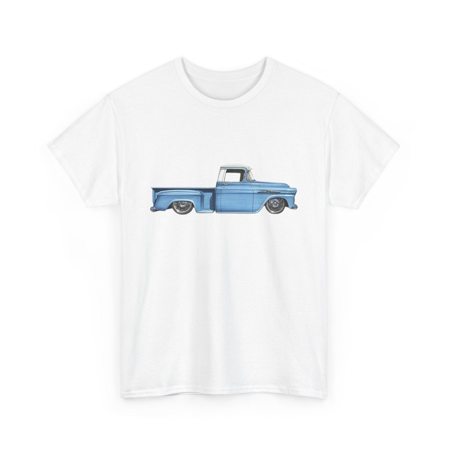 Vintage Chevrolet Pickup 60's Graphic T Shirt Unisex Heavy Cotton Tee NEW