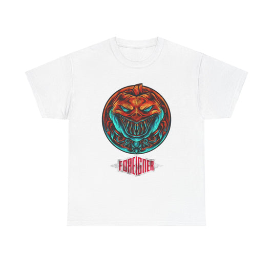 Foreigner Graphic T Shirt Shark Teeth Rock Band merch Unisex Heavy Cotton Tee