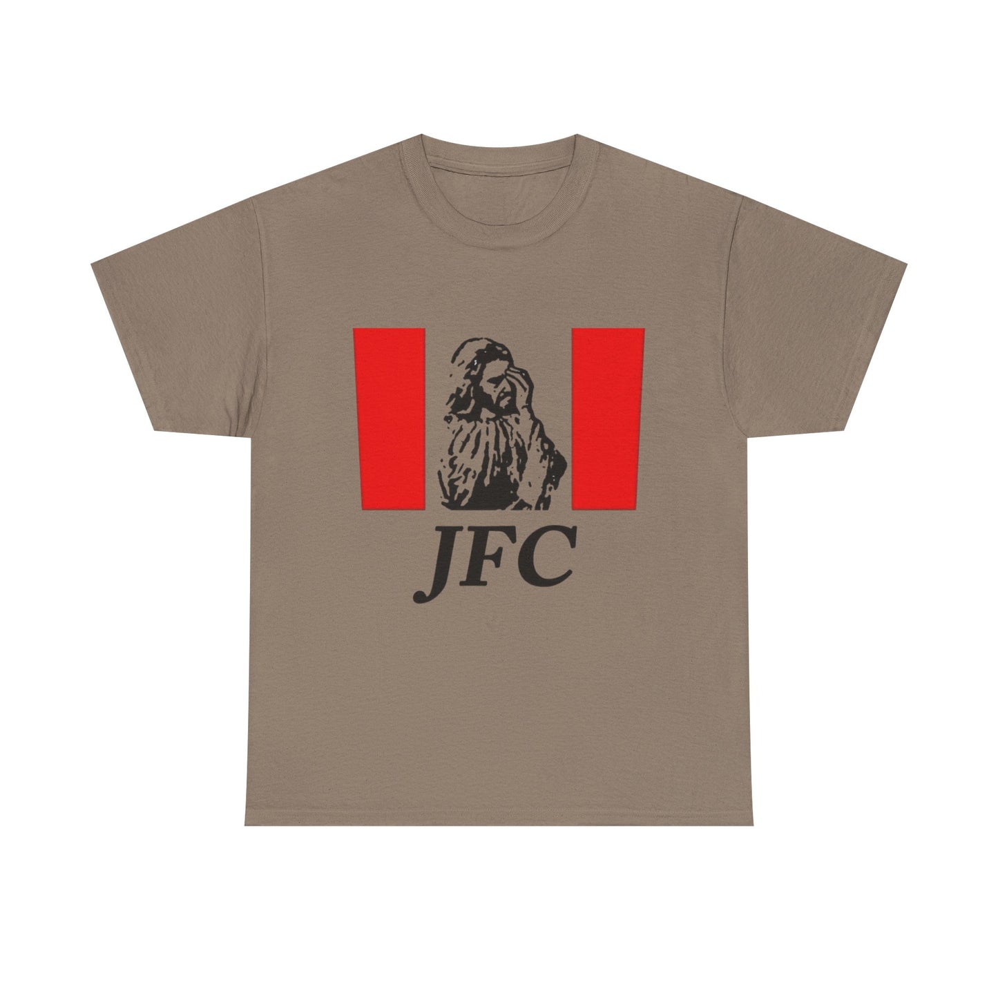 JFC Funny Jesus Jokes Graphic T Shirt Unisex Heavy Cotton Tee