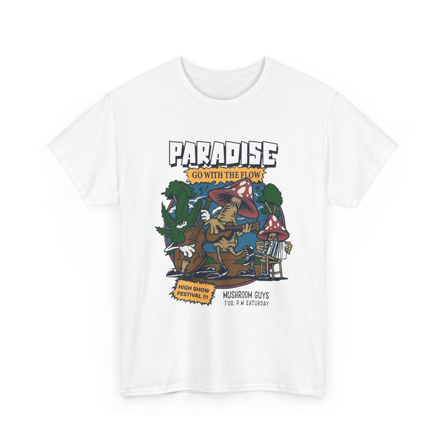 Paradise Go With The Flow Graphic T Shirt NEW ADULT Tee