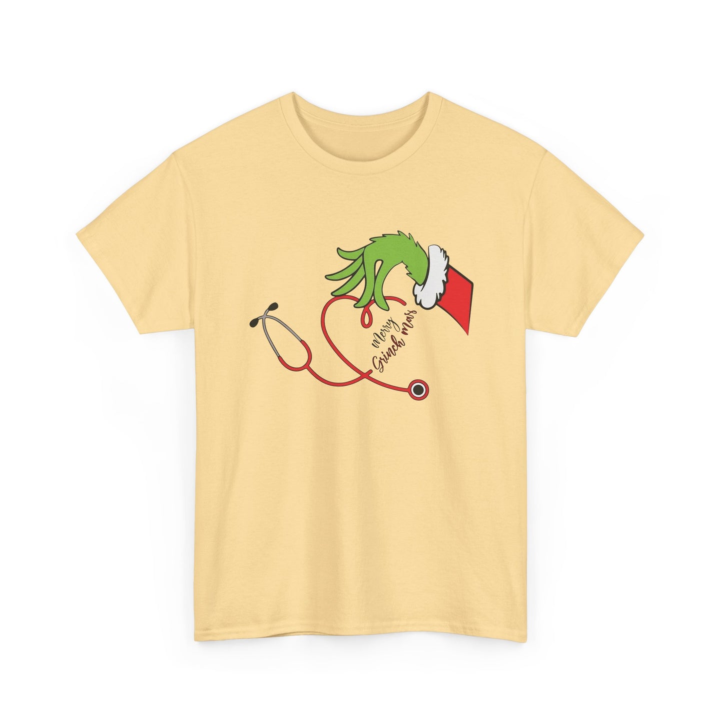 Grinch Doctor Nurse Graphic T Shirt NEW Unisex Heavy Cotton Tee