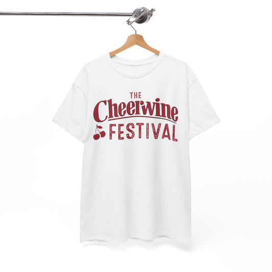 Cheerwine Festival Graphic T Shirt Retro Soda Carolinas Unisex Heavy Cotton Tee