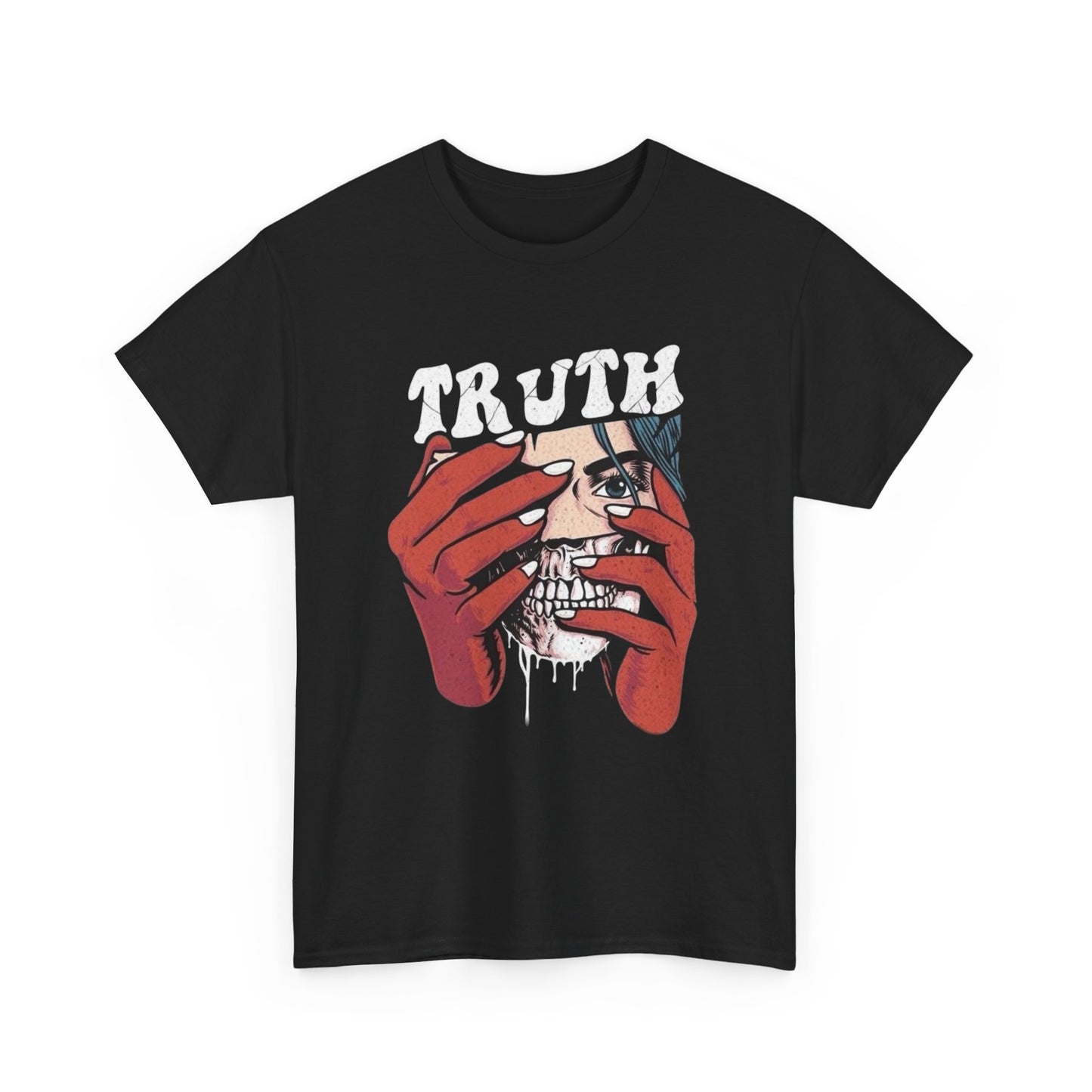 Truth Behind The Mask Graphic T Shirt Heavy Cotton Tee NEW ADULT UNISEX
