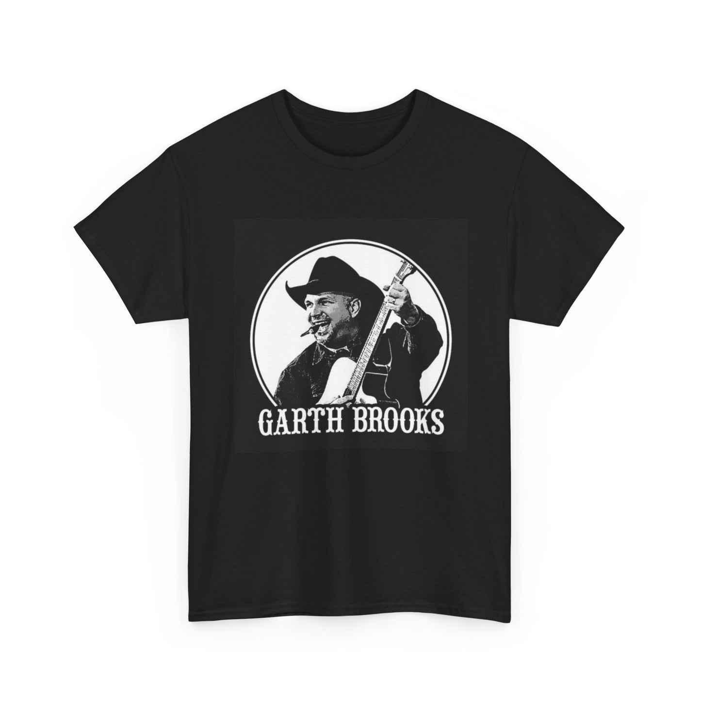 Garth Brooks Tshirt Retro Country Short Sleeve Unisex Heavy Cotton Tee New Stage