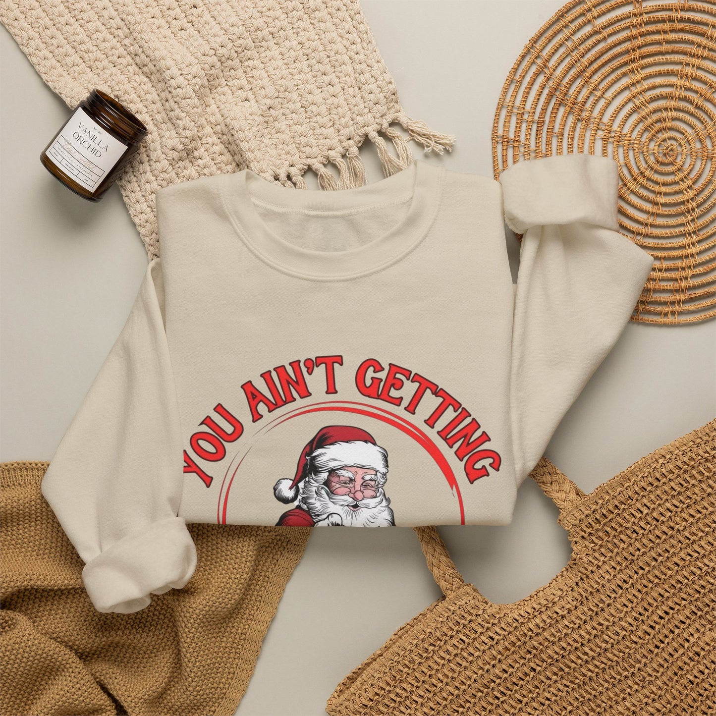 Funny Santa Christmas Sweater NEW Unisex Heavy Blend™ Crewneck Sweatshirt