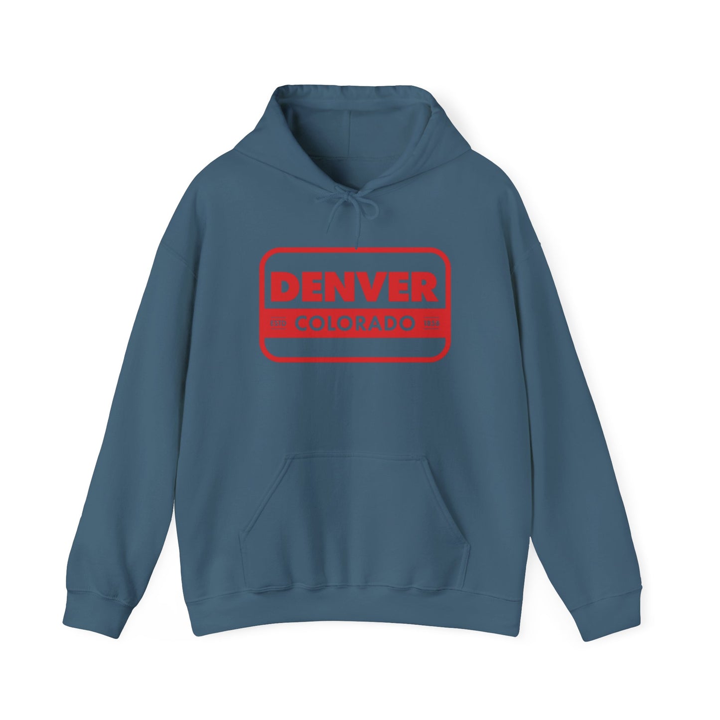 Denver Colorado Graphic Hoodie Unisex Heavy Blend™ Hooded Sweatshirt