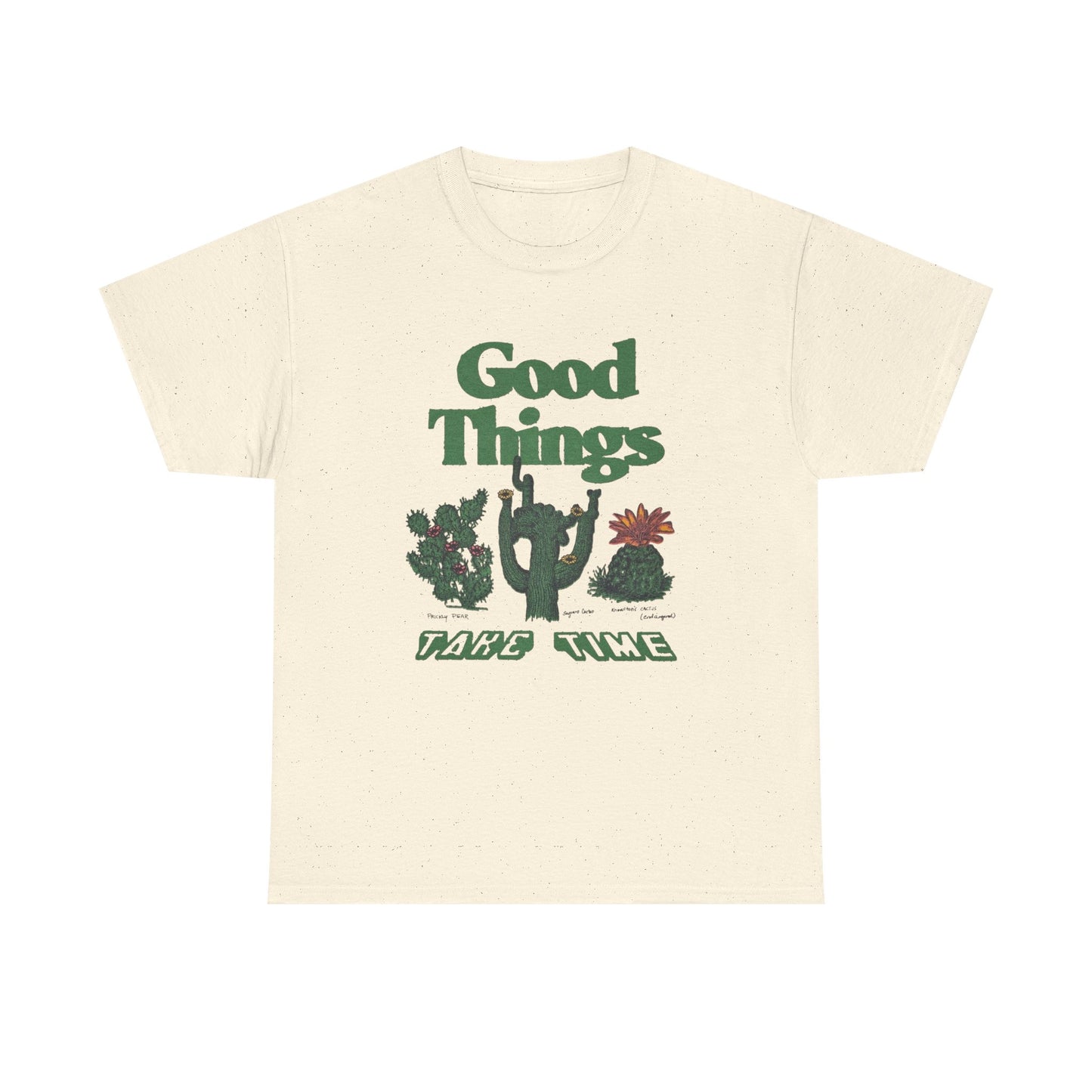 Good Things Take Time Graphic T Shirt Unisex Heavy Cotton Tee Gift Vintage