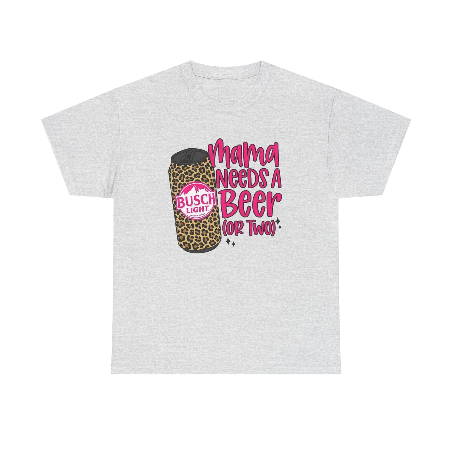 Mama Needs A Beer Funny Graphic T Shirt NEW Adult Regular Sizing Tee