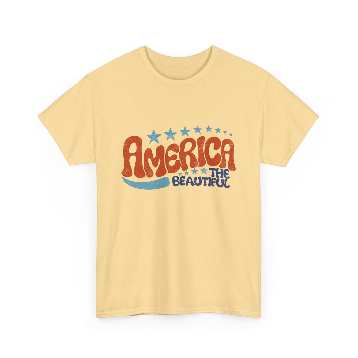 America The Beautiful Graphic T Shirt Adult New Tee