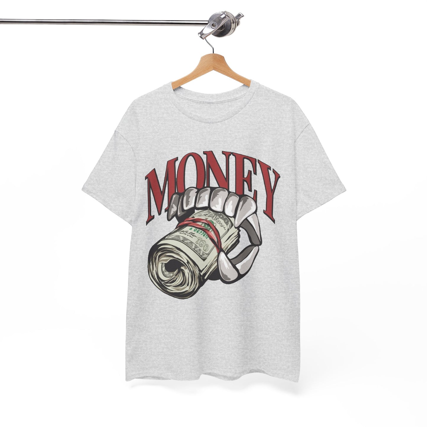 Money Grill Retro Street Wear Graphic T Shirt Unisex Heavy Cotton Tee
