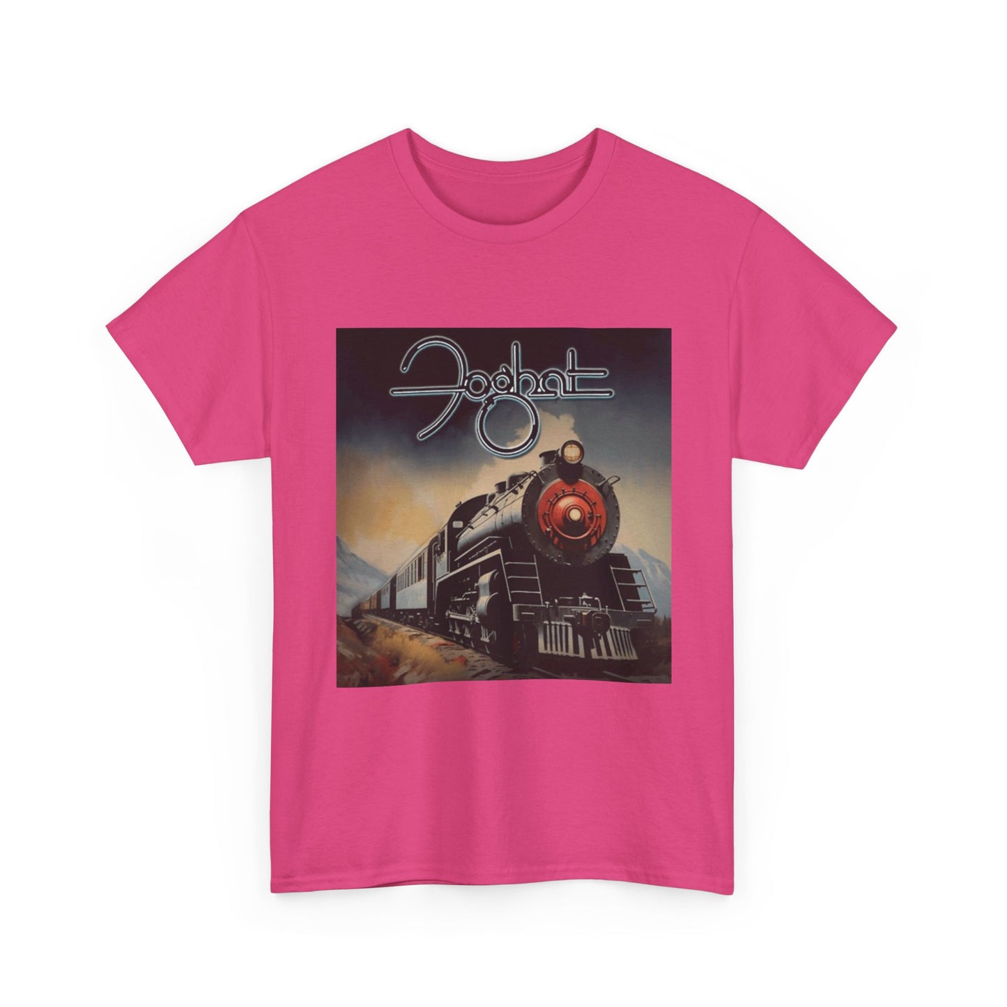 FogHat Tshirt Vintage Rock Poster Retro 70s Woodstock Unisex Heavy Cotton Tee q