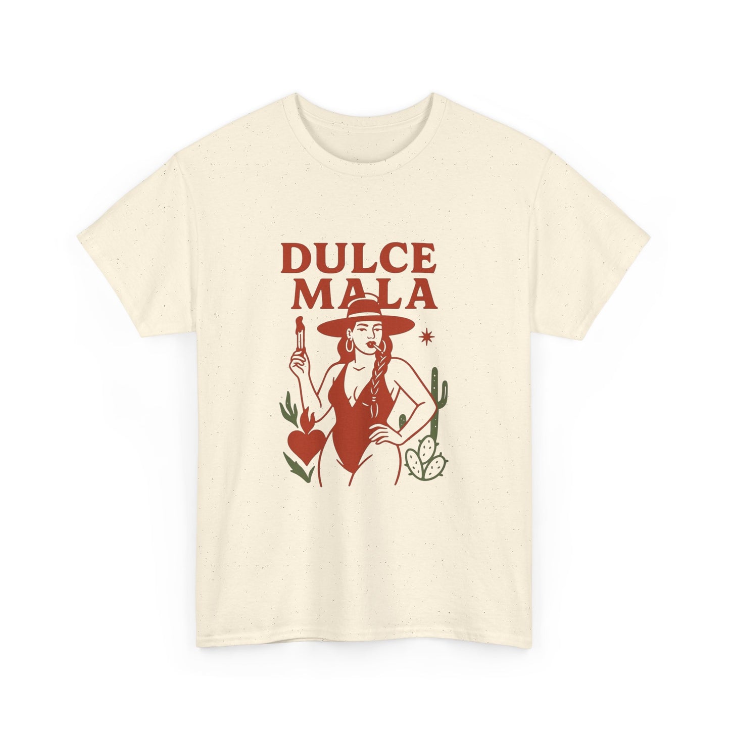 Dulce Mala Cowgirl Graphic T-Shirt Cotton Tee New Gift Vintage