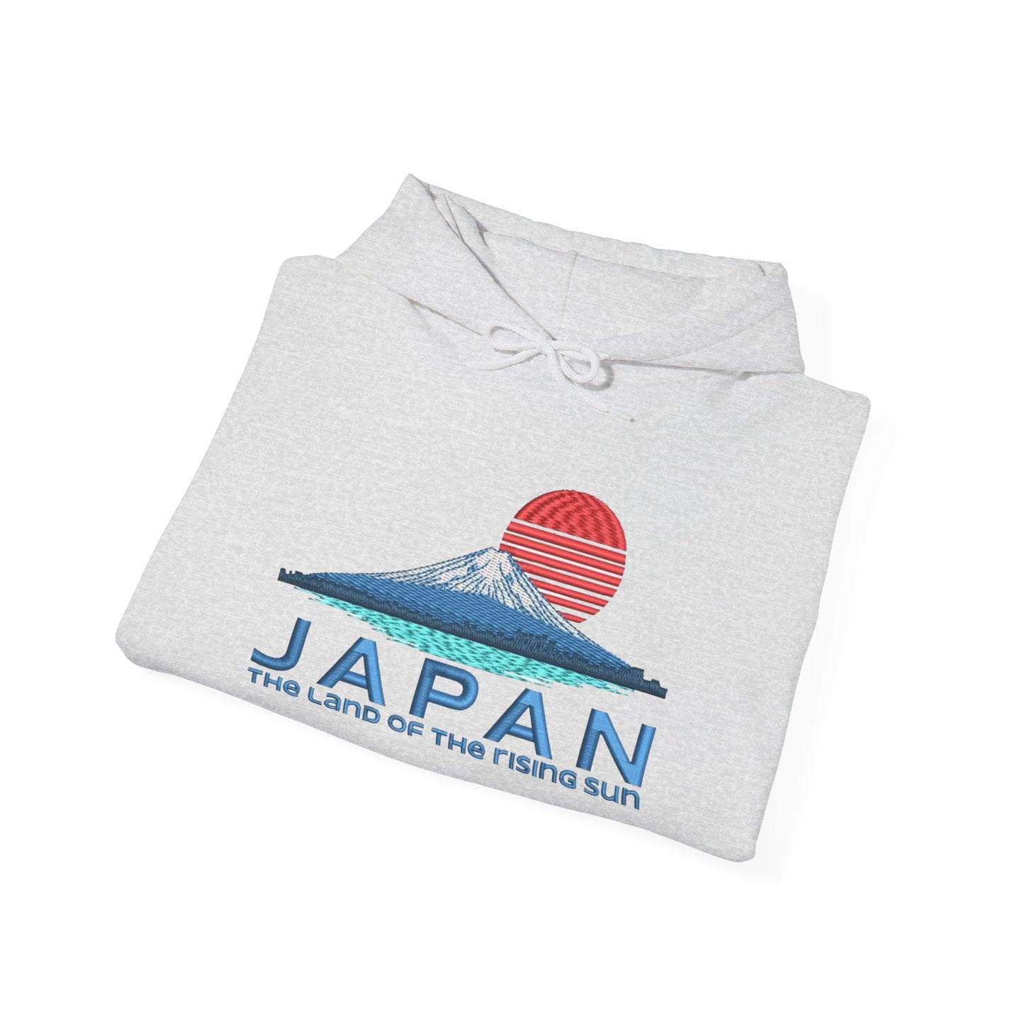 Japan Land Of The Rising Sun Graphic Hoodie Heavy Blend Sweatshirt NEW