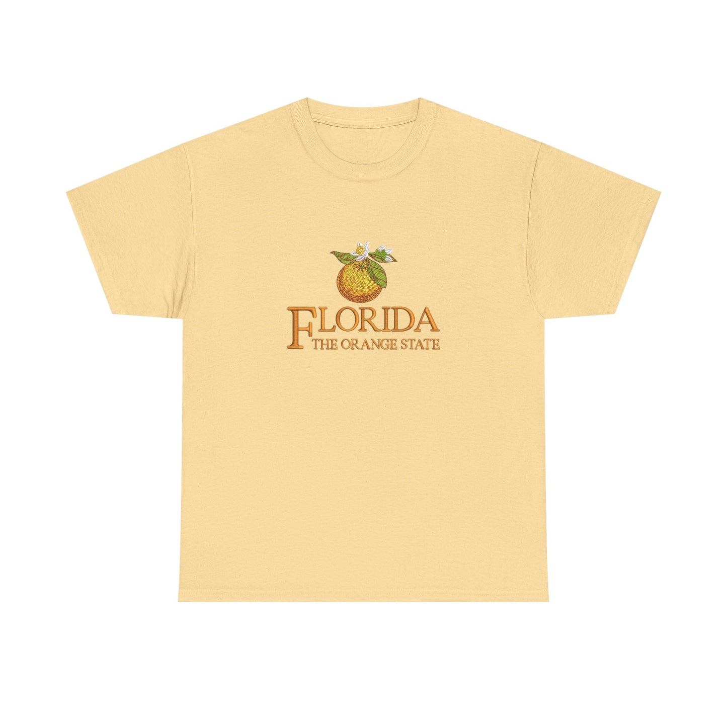 Florida The Orange State Graphic T Shirt NEW Unisex Heavy Cotton Tee