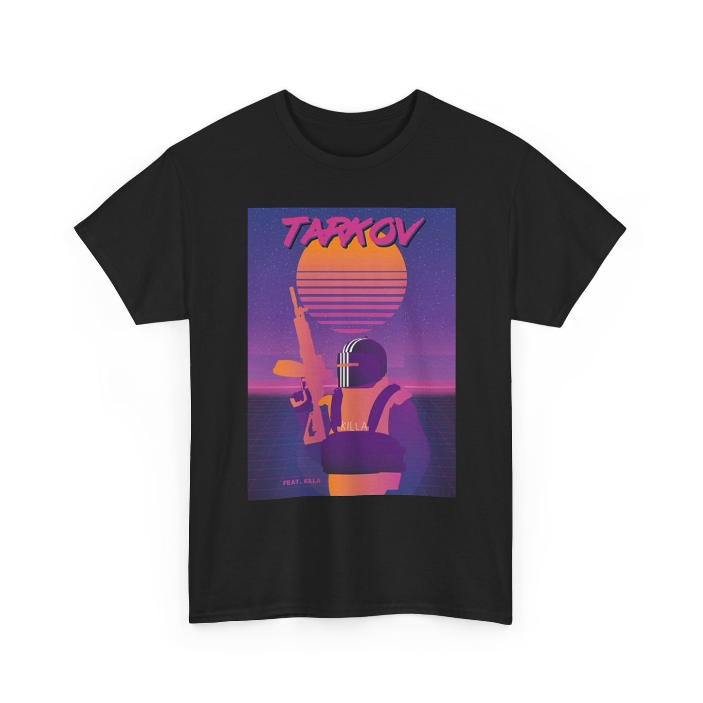 Tarkov Graphic T Shirt Vintage Video Game Poster Unisex Heavy Cotton Tee