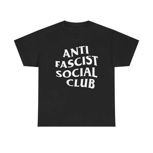 Anti Fascist Social Club Graphic T Shirt Unisex Heavy Cotton Tee