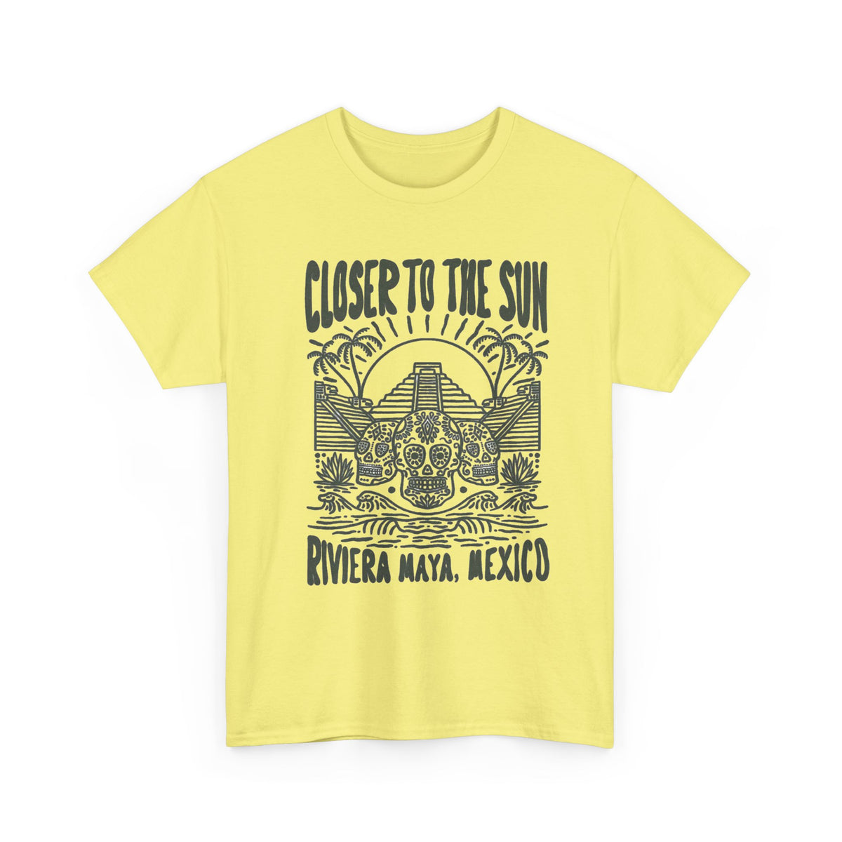 Closer to the Sun Riviera Maya Mexico T-Shirt Men's Graphic Tee
