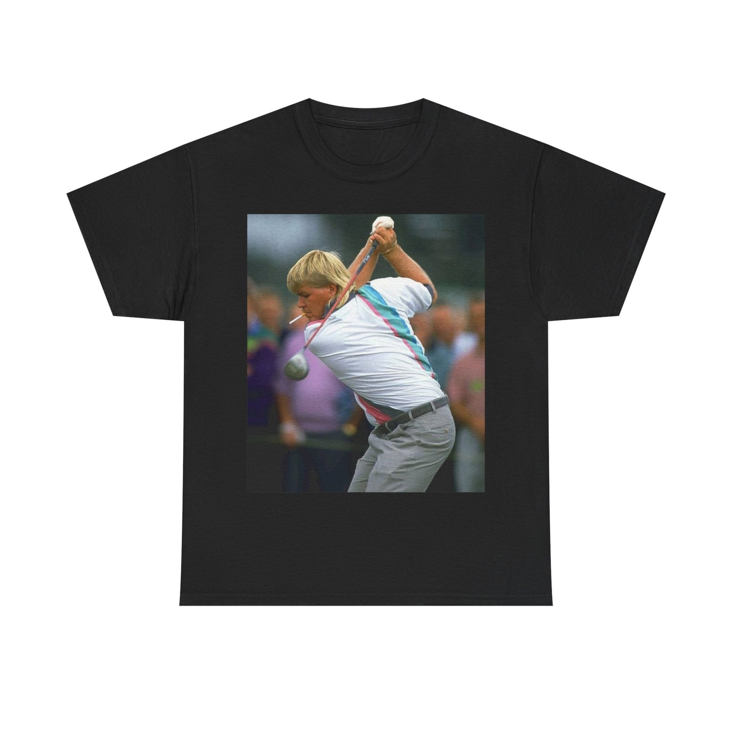 John Daly TShirt Masters golf club Tiger woods Vintage Unisex Heavy Cotton Tee