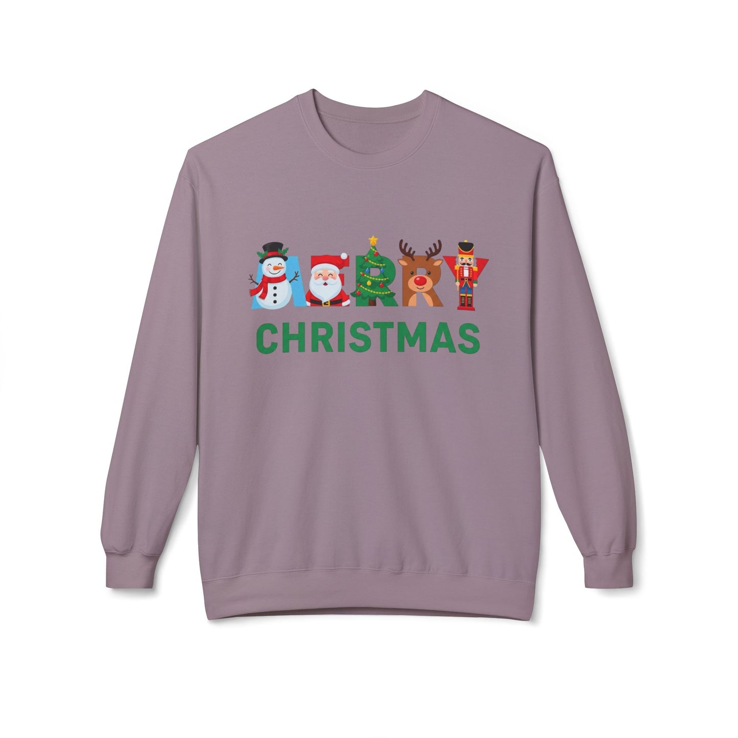 Merry Christmas Ornaments Sweater NEW Unisex Fleece Crewneck Sweatshirt