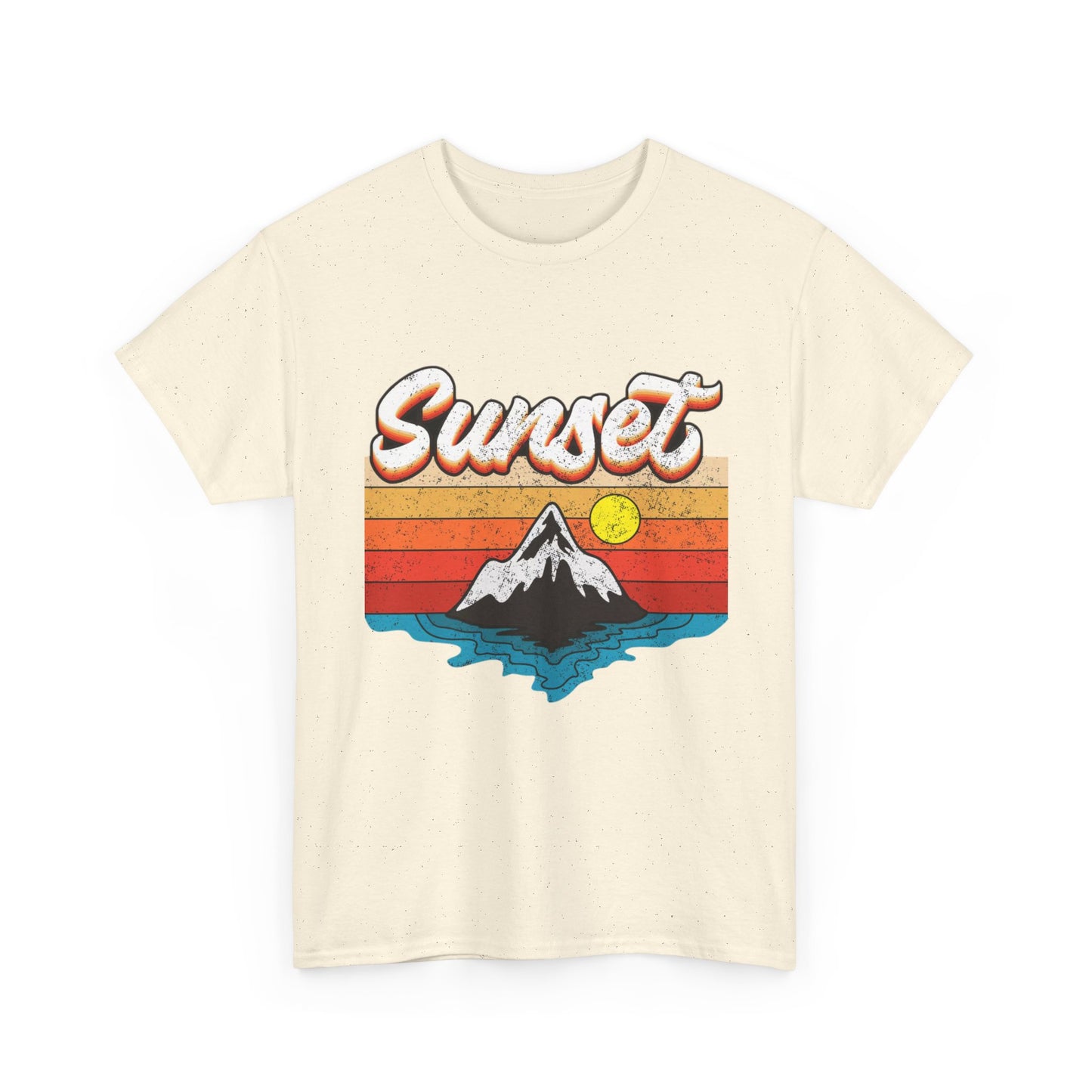 Beautiful Sunset Graphic T Shirt NEW Adult Unisex Heavy Cotton Tee
