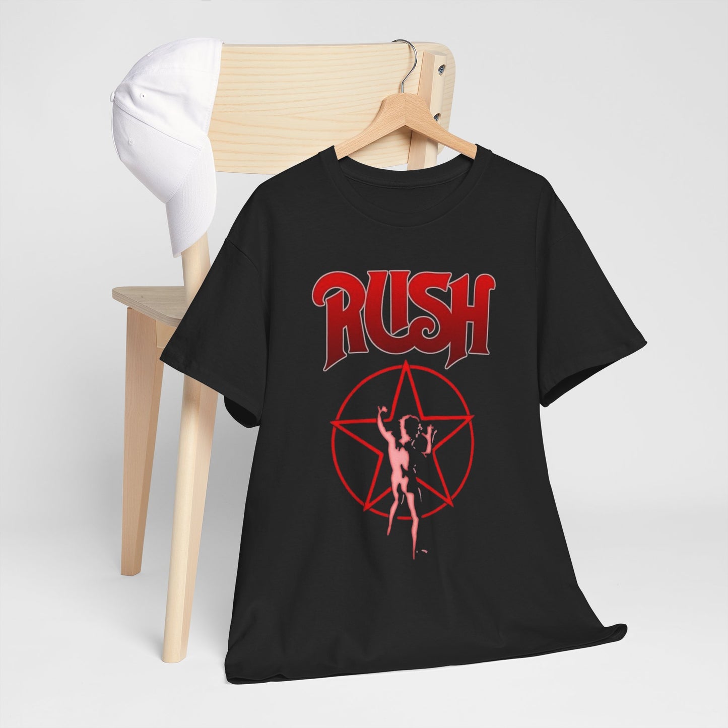 Rush Vintage Graphic T Shirt NEW ADULT Heavy Cotton Tee