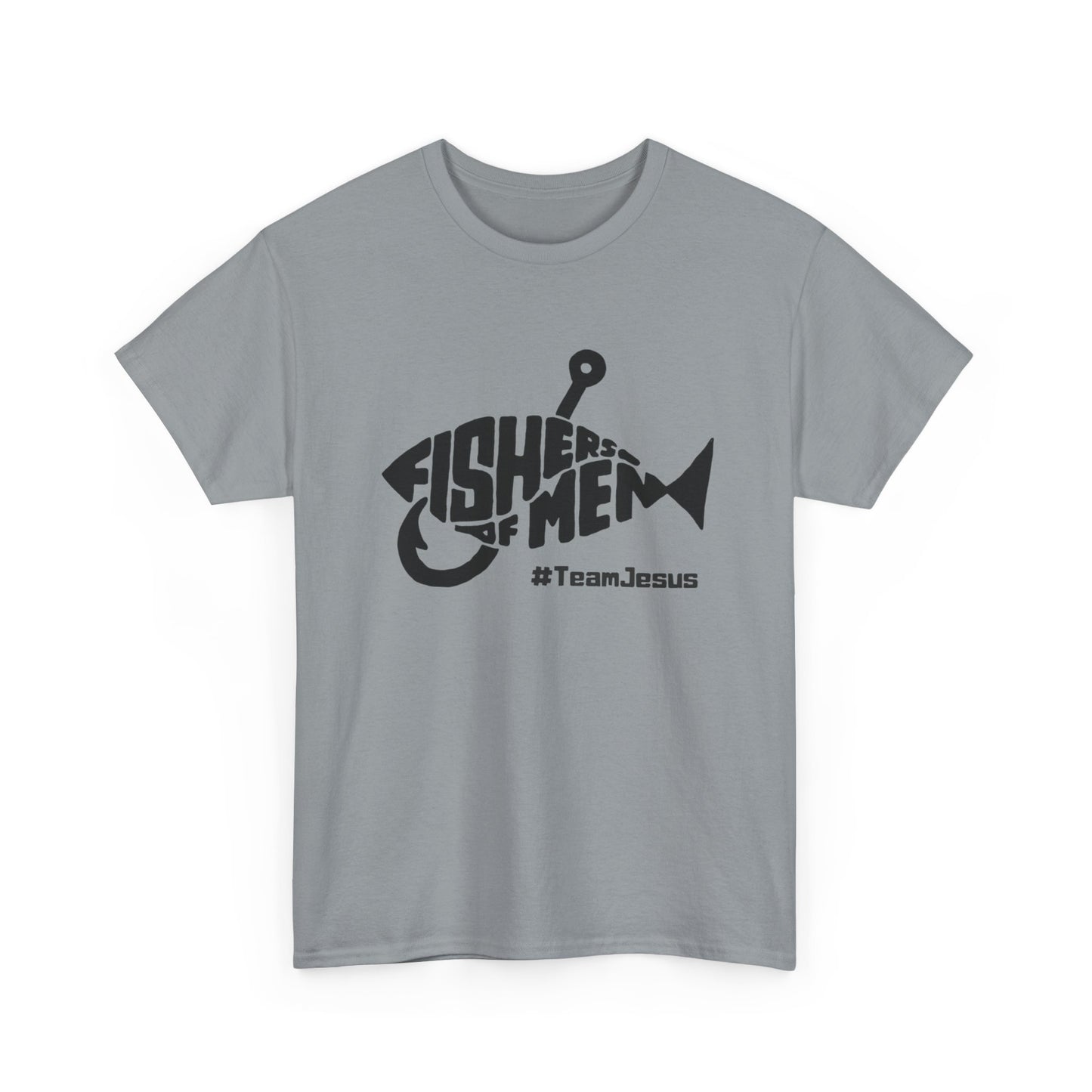 Fisherman Team Jesus Fish Graphic T Shirt NEW GIFT Unisex Heavy Cotton Tee