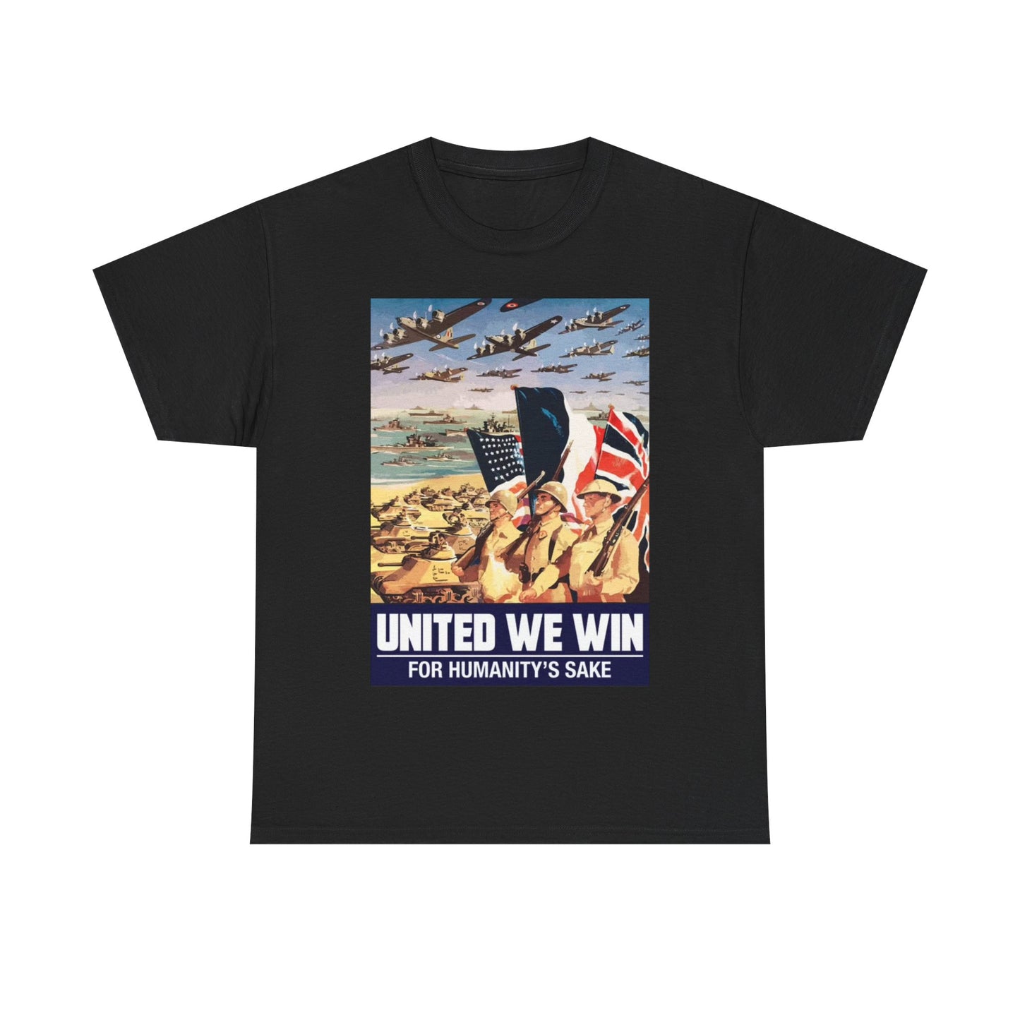 Civil War Tshirt Vintage Military Graphic Planes Flag Unisex Heavy Cotton Tee