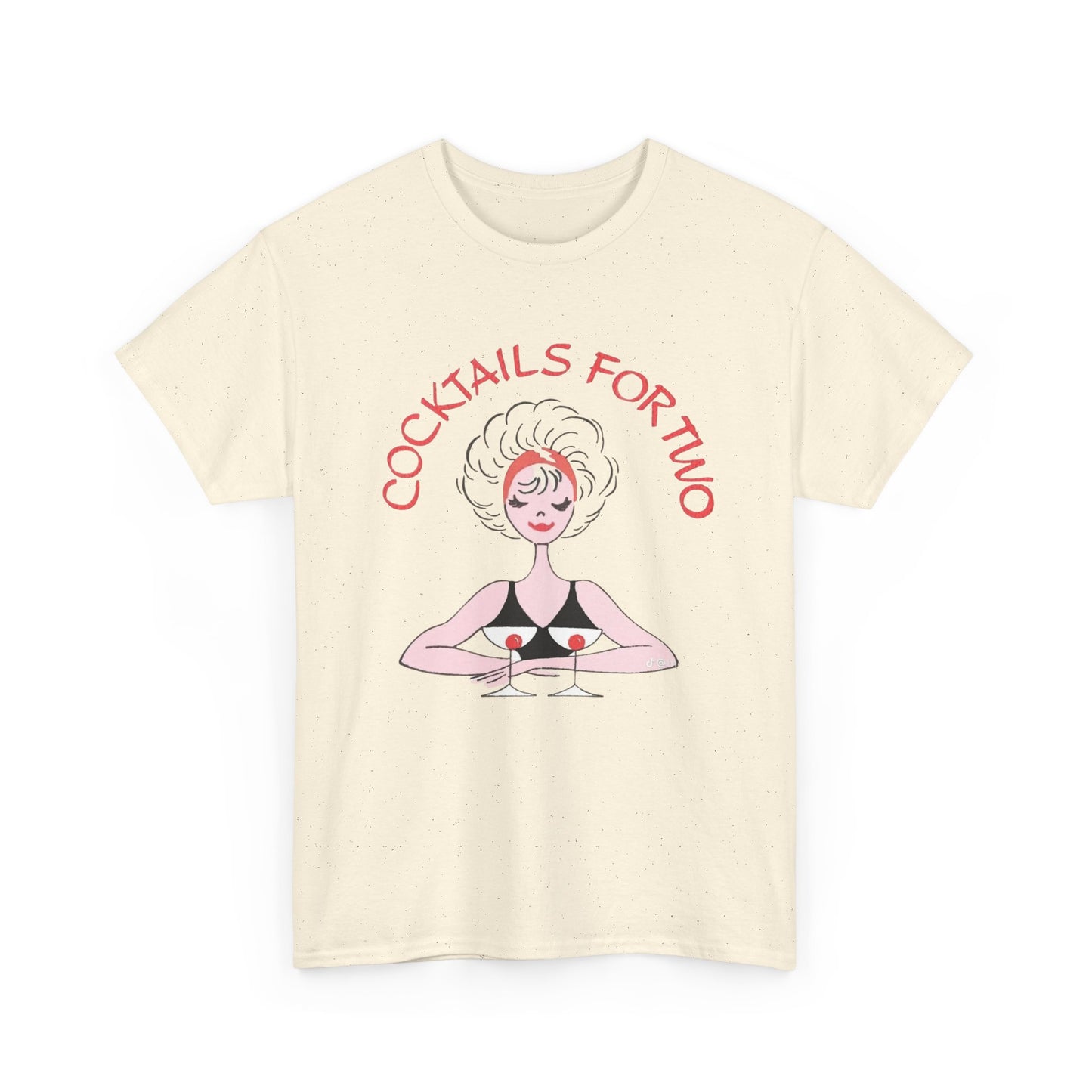 Cocktails For Two Graphic T Shirt NEW ADULT