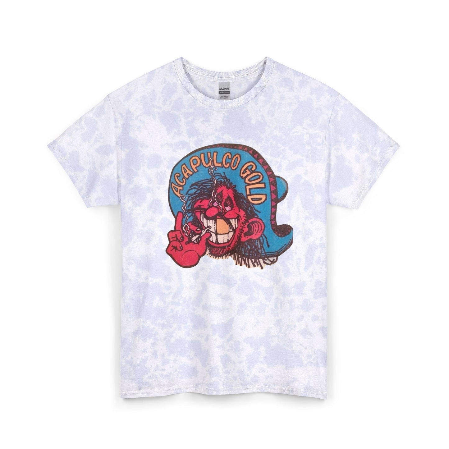 Acapulco Gold Funny Graphic T Shirt Weed 420 Unisex Tie Dye Cotton Tee