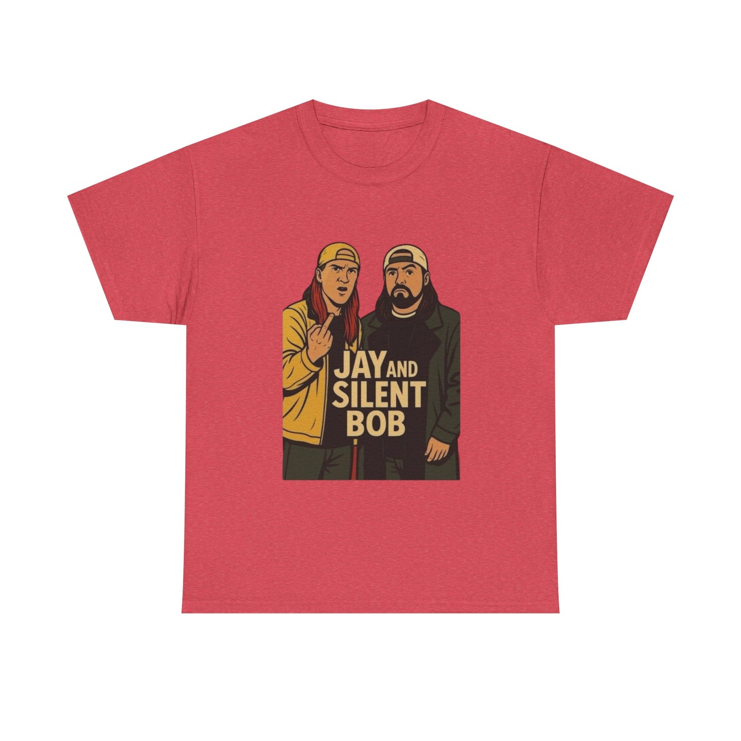 Jay And Silent Bob Comedy Graphic T Shirt NEW Unisex Heavy Cotton Tee