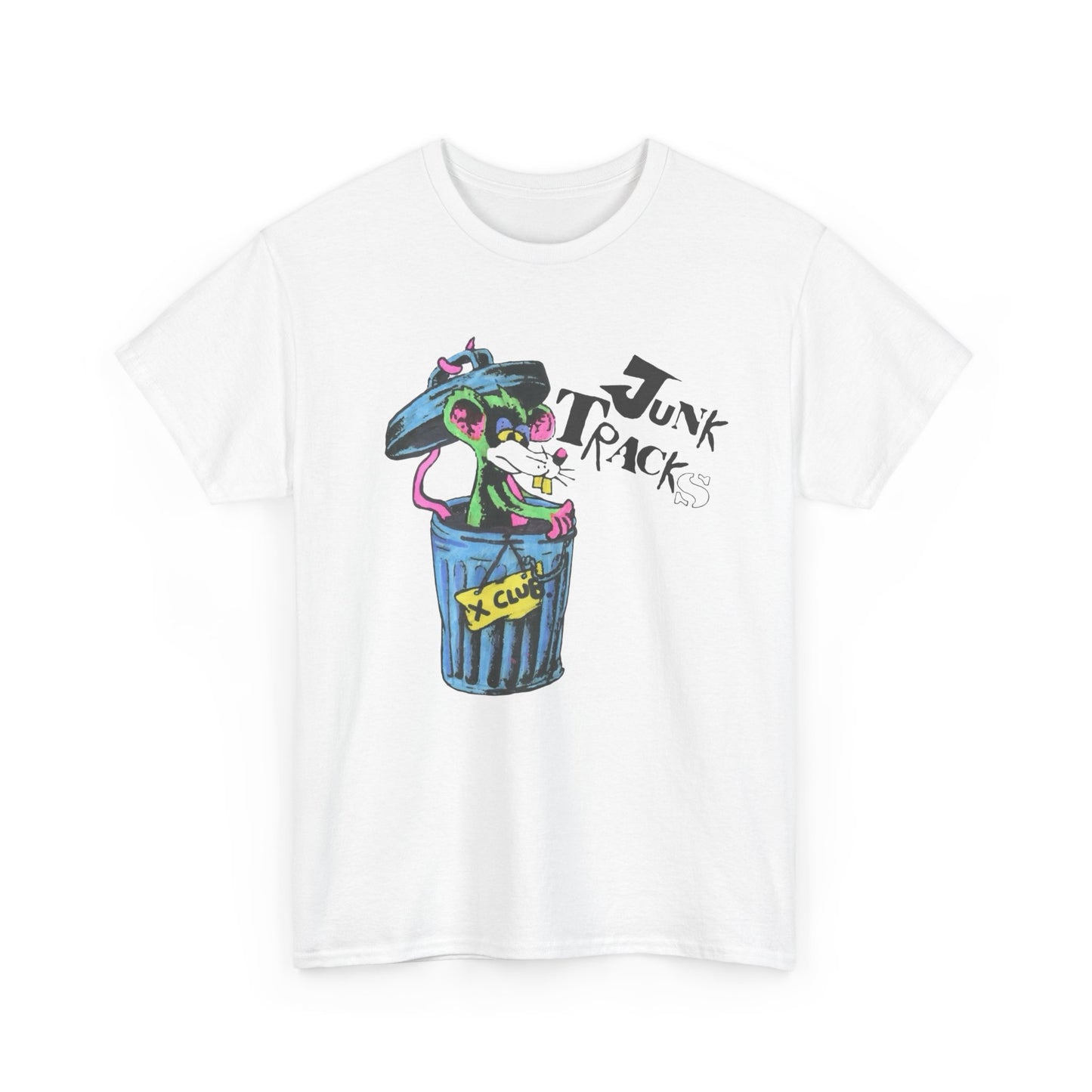 Junk Tracks Vintage Graphic T Shirt NEW Adult Unisex Heavy Cotton Tee