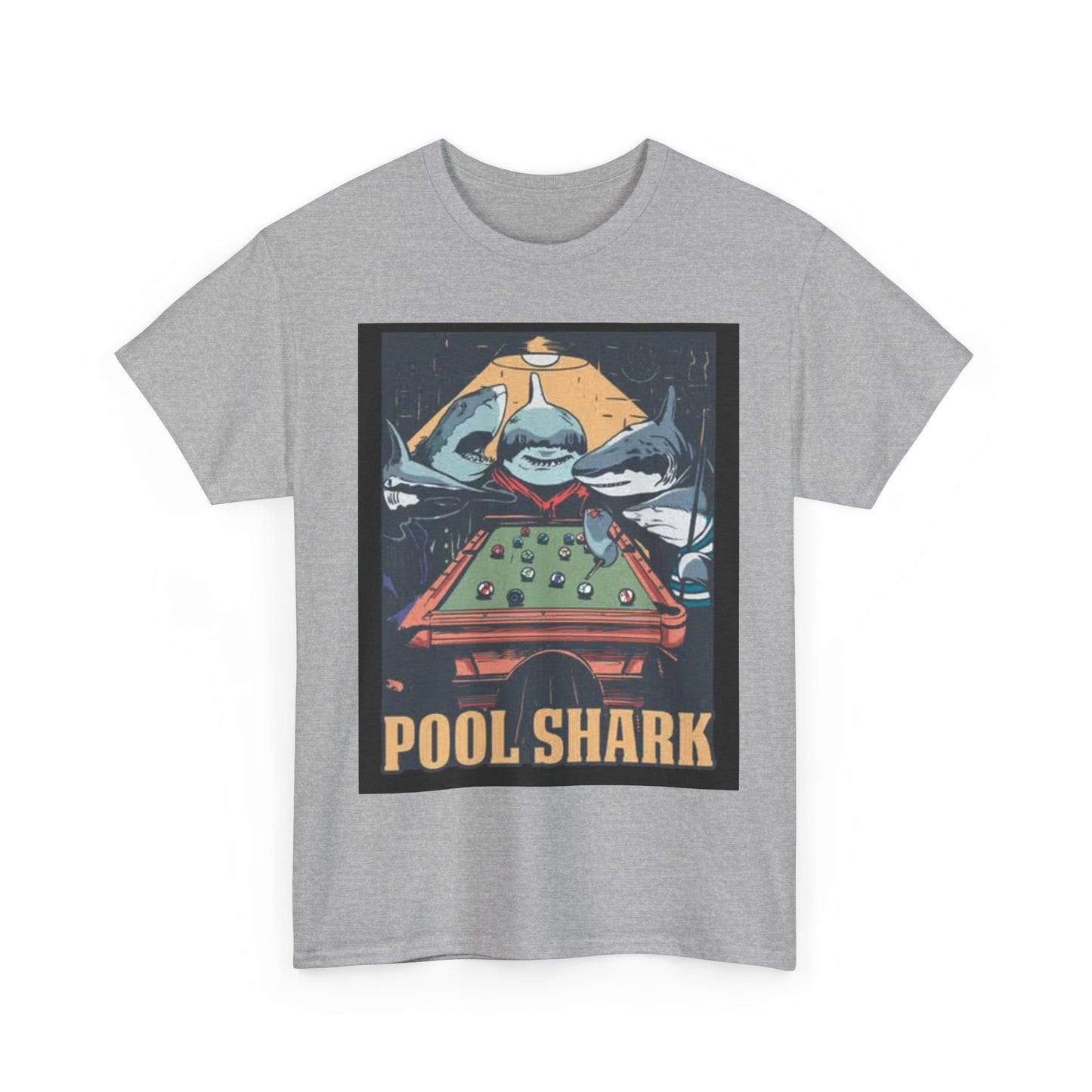 Pool Shark T Shirt Retro Funny Graphic T Vintage Pool Hall Rogan Unisex