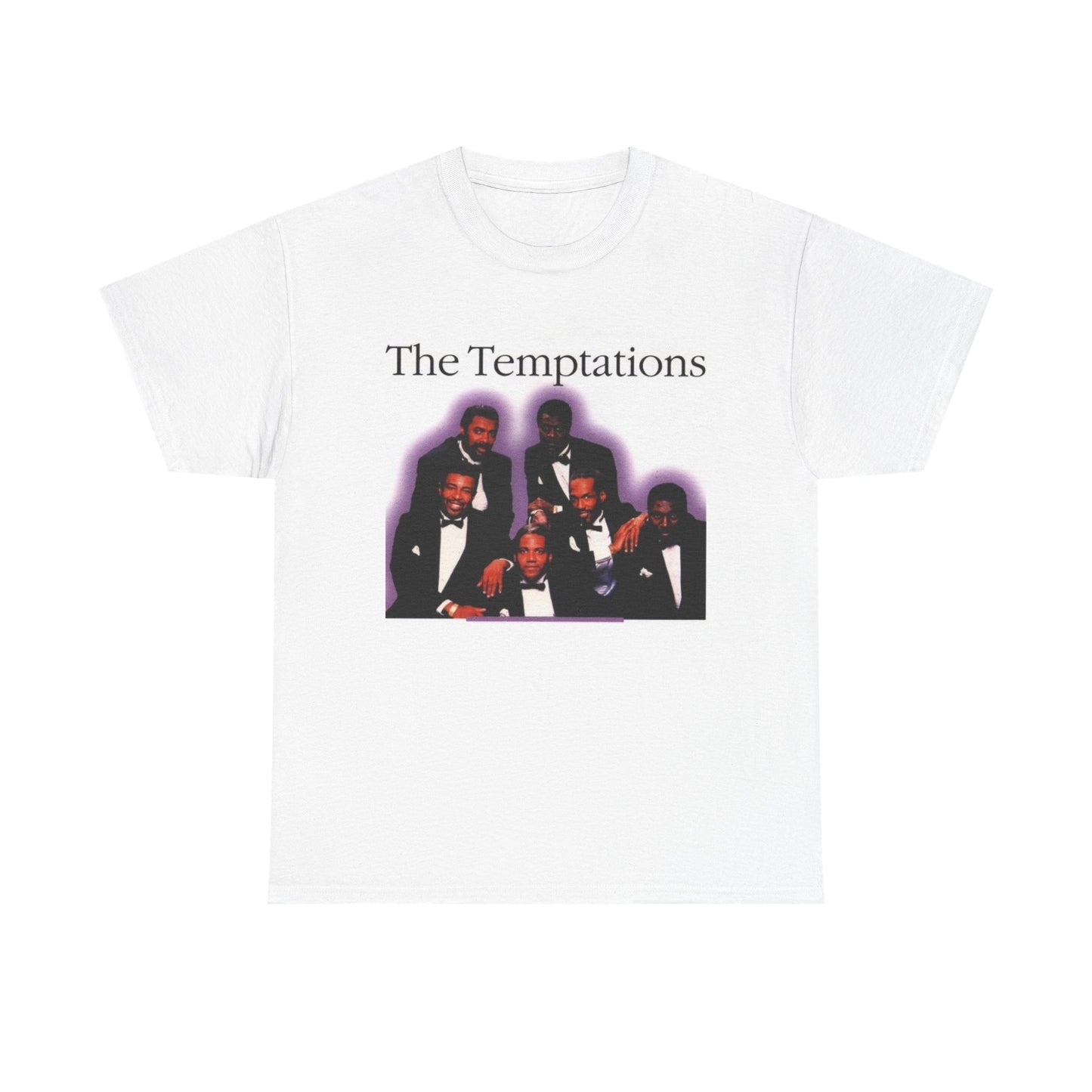 The Temptations Tshirt Cd Cover Vintage Concert Graphic Unisex Heavy Cotton Tee