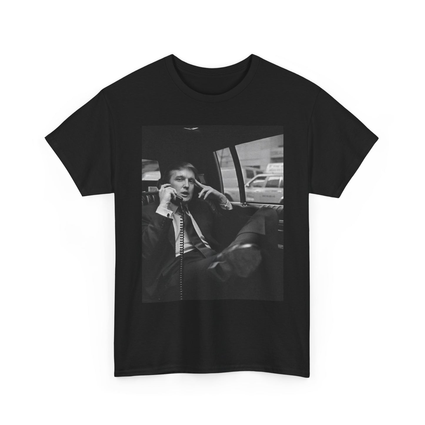 Trump Graphic T Shirt Vintage Limo New York Unisex Heavy Cotton Tee