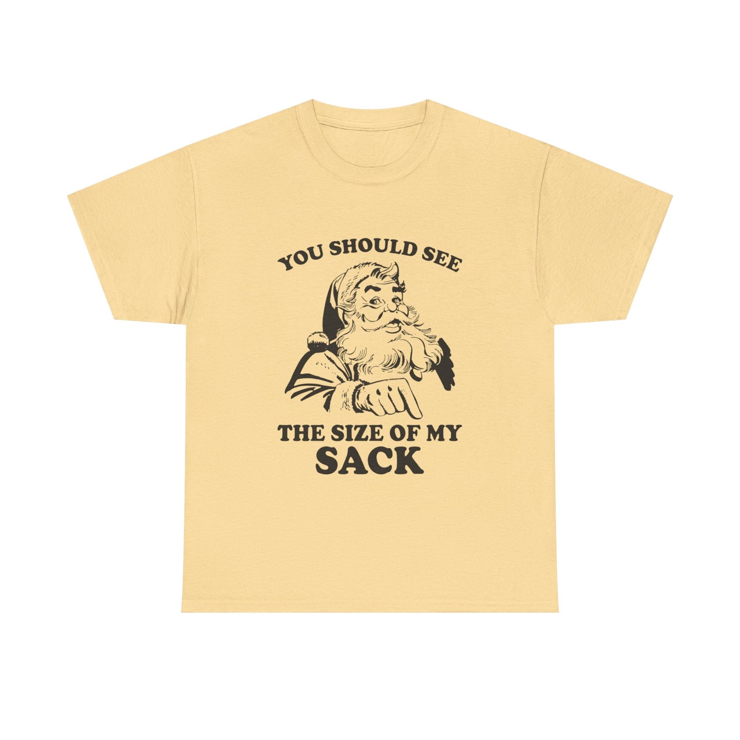 Funny Santa Sex Jokes Humor Graphic T Shirt Unisex NEW Heavy Cotton Tee