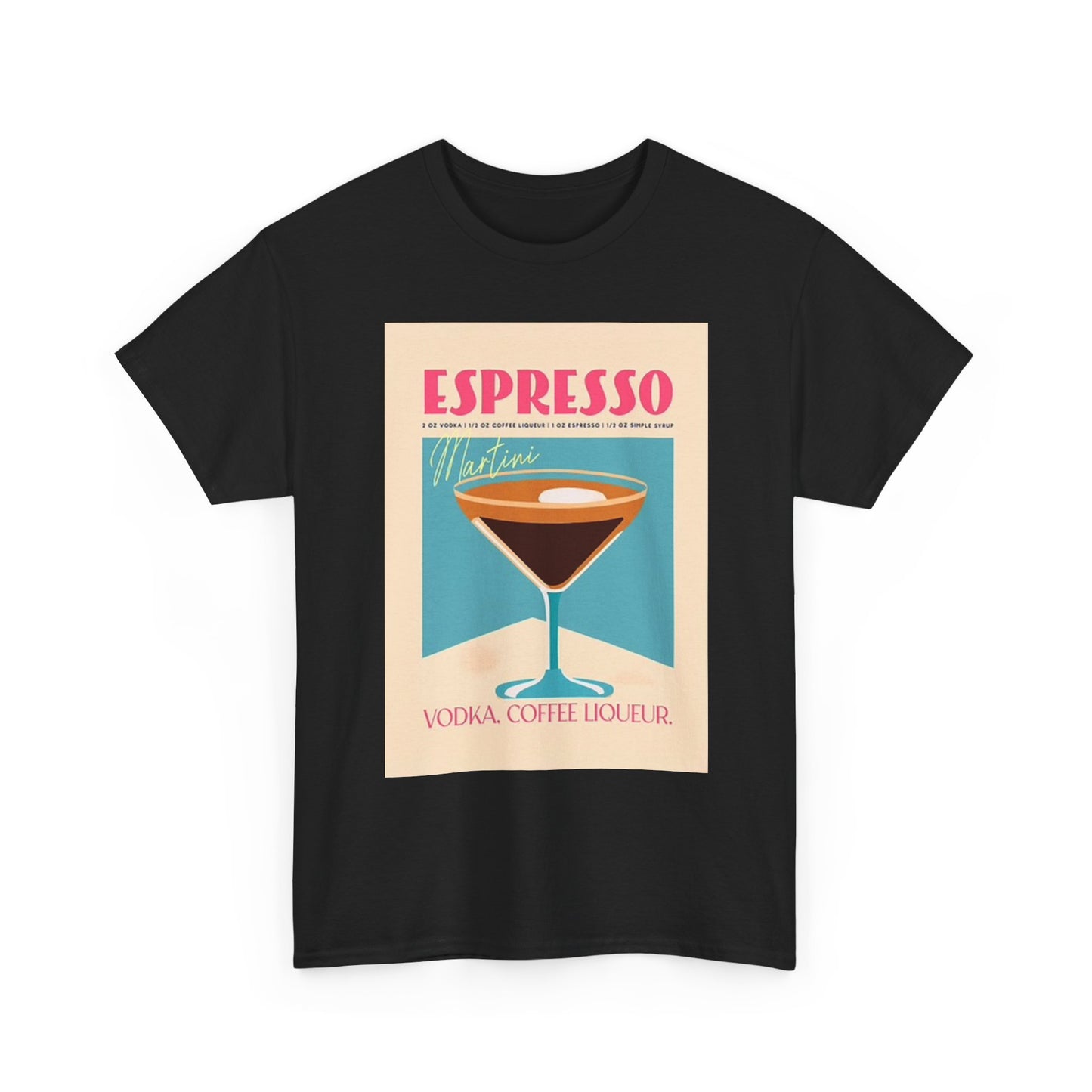 Espresso Martini T Shirt BRAND NEW Apparel Unisex Graphic Tee USA