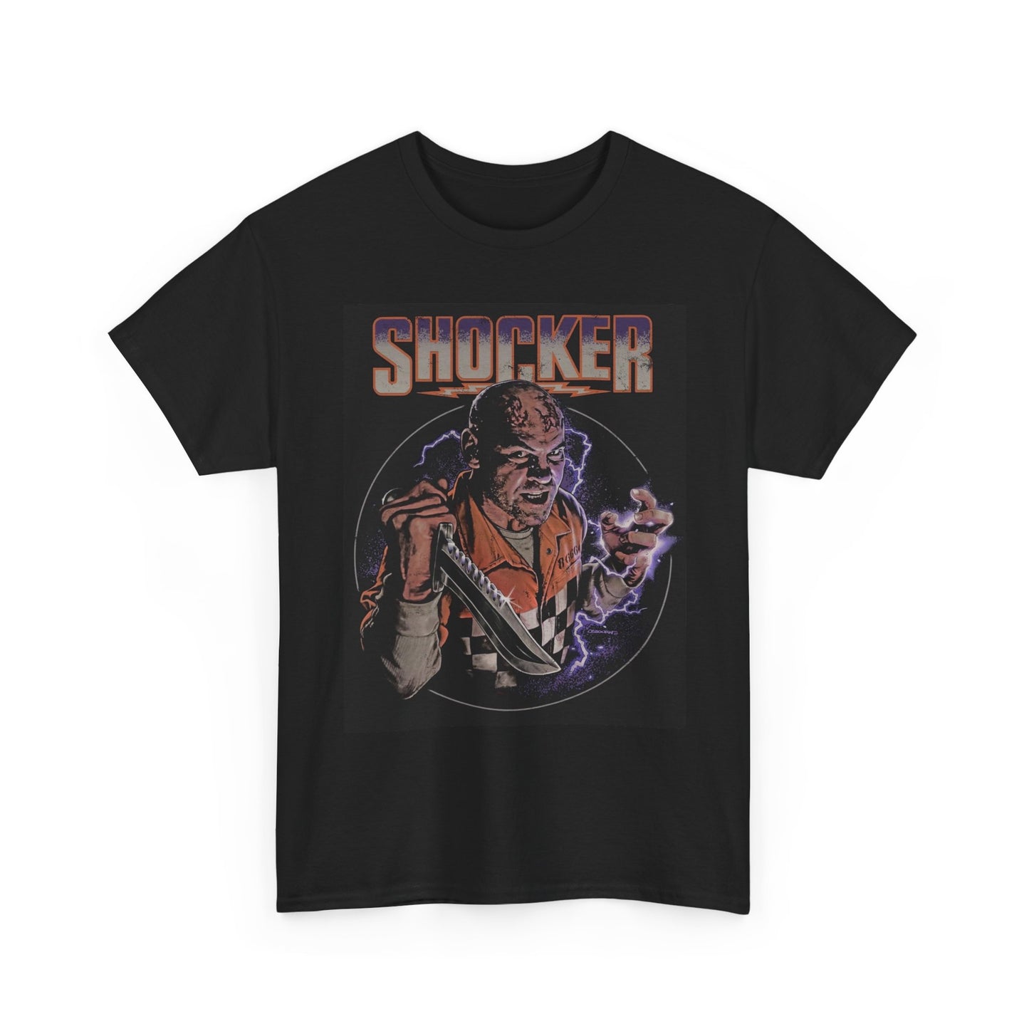 Shocker Horror Graphic T Shirt Unisex Heavy Cotton Tee