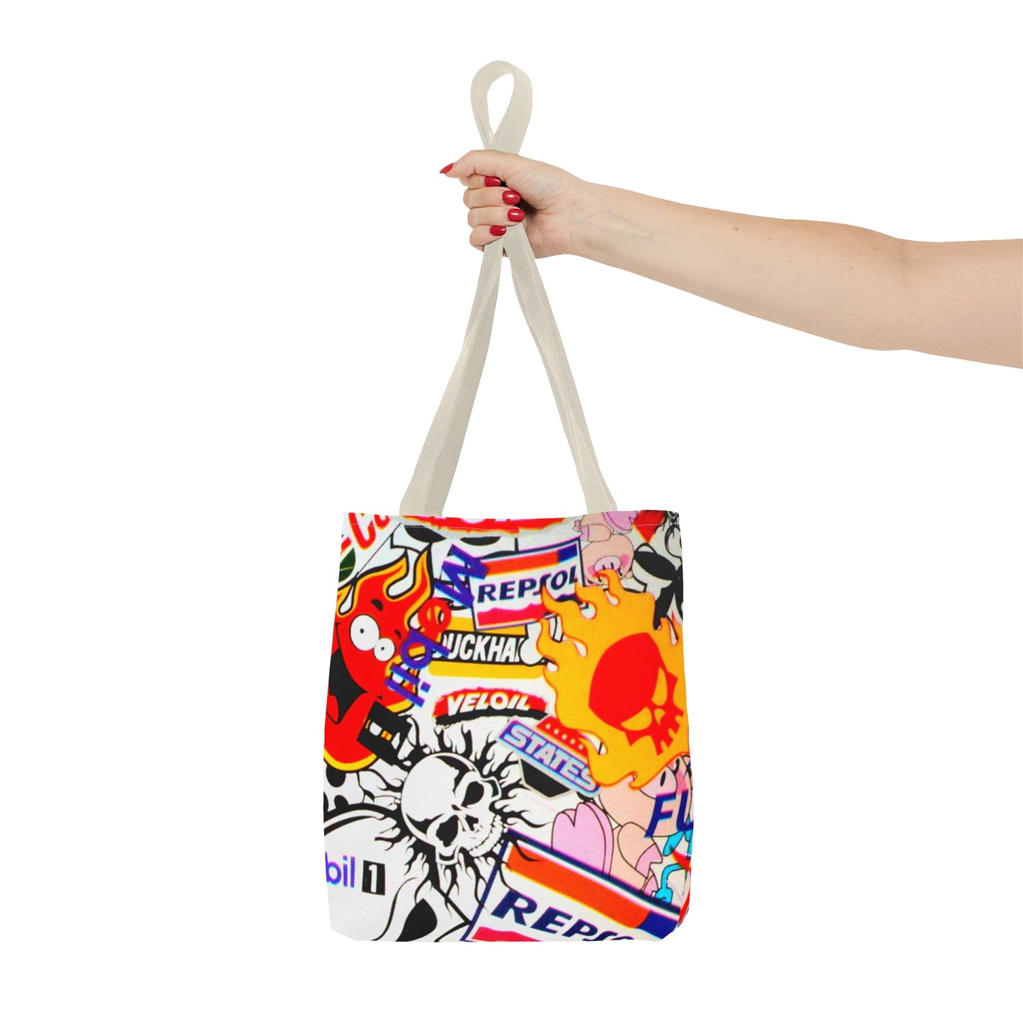 Stickers Retro All Over Print BRAND NEW Purse, Pocketbook,Travel Tote Bag