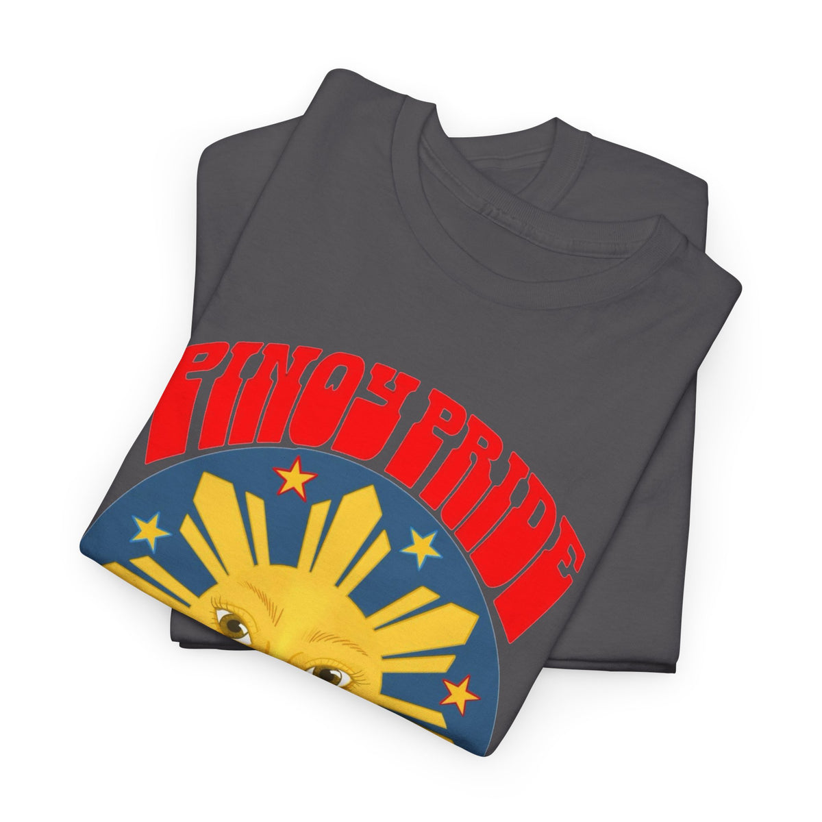 Pinoy Pride Graphic T Shirt Men's Classic Filipino Heavy Cotton Tee