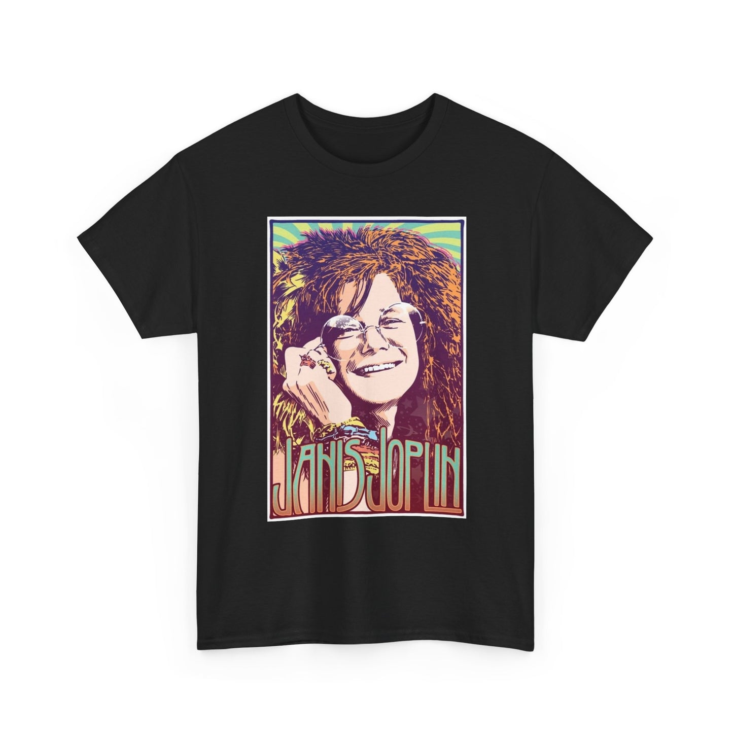 Janis Joplin Groovy T Shirt BRAND NEW Apparel Unisex Graphic Tee USA