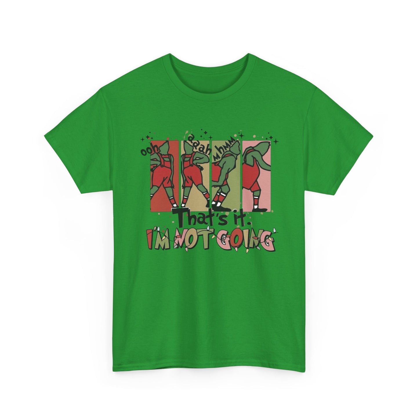 Funny Grinch Christmas Graphic T Shirt Unisex NEW Heavy Cotton Tee