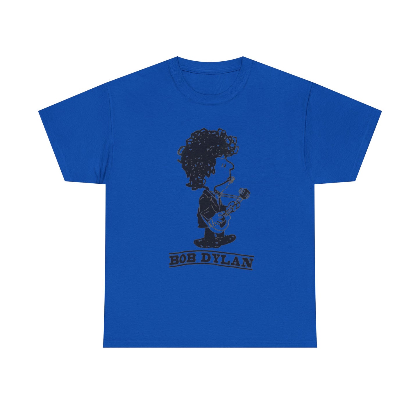 Bob Dylan Graphic T Shirt Vintage Rock Blue Grass Retro Unisex Heavy Cotton Tee