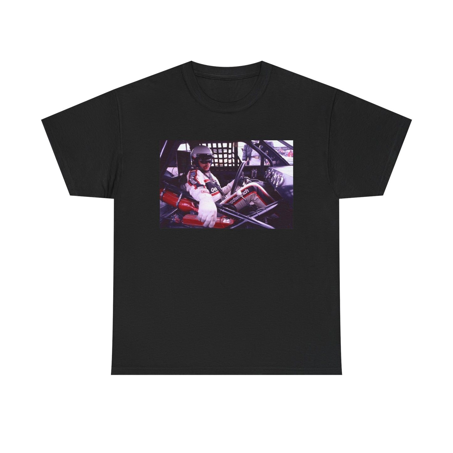 Dale Earnhardt Vintage Nascar Racing Graphic Retro Unisex Heavy Cotton Tee