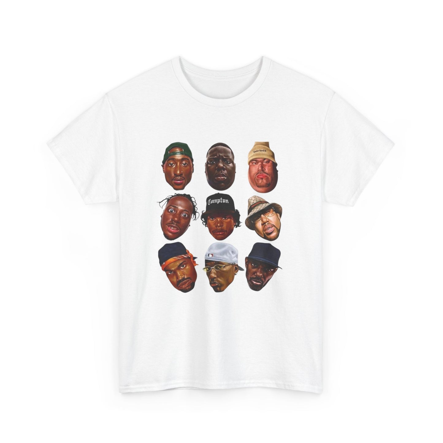 Hip Hop Legends Rap Vintage Graphic T Shirt NEW Unisex Heavy Cotton Tee