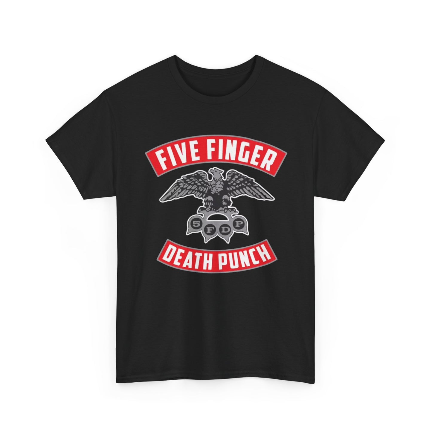 Five finger death punch T-shirt metal band graphic Unisex Heavy Cotton Tee