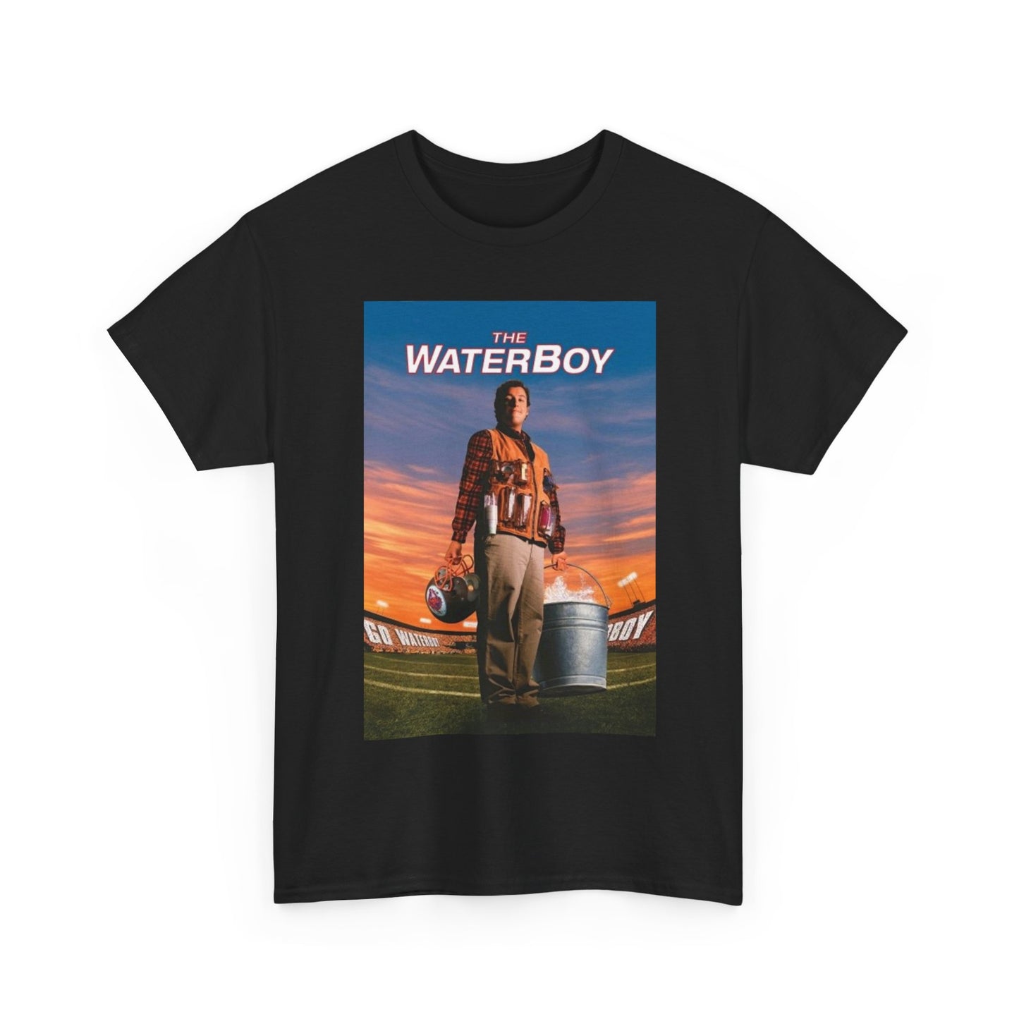 Adam Sandler T-shirt vintage the waterboy comedy Heavy Cotton Tee football 90s